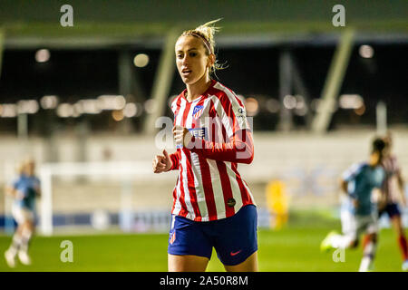 Manchester, UK. 16 Oct, 2019. Au cours de l'action de match UEFA Women's Champions League 1ère manche ronde de 16 match entre Manchester City et l'Atlético Madrid Femmes Femenino au stade de l'Académie, Manchester, Royaume-Uni le 16 octobre 2019. Photo de James Gill. Credit : premier Media Images/Alamy Live News Banque D'Images