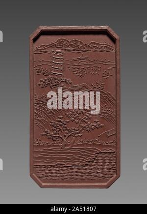 Gâteau d'encre, 1736-95. Banque D'Images