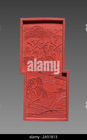 Gâteau d'encre, 1736-95. Banque D'Images