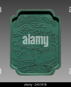 Gâteau d'encre, 1736-95. Banque D'Images