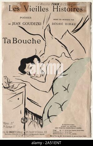 Les vieilles histoires : ta bouche, 1893. Banque D'Images