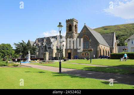 Duncansburgh Église Paroissiale MacIntosh sur le défilé de Fort William, porte de Ben Nevis, dans l'ouest de l'Écosse, Royaume-Uni Banque D'Images