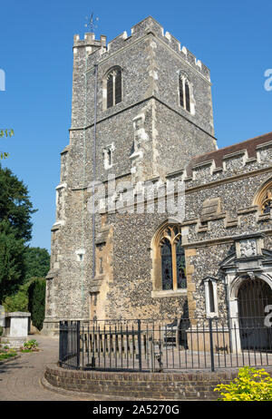 L'église Saint Augustin, Churchfields, Broxbourne, Hertfordshire, Angleterre, Royaume-Uni Banque D'Images