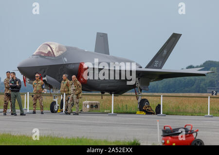 Volkel (Pays-Bas 13 juin 2019 - Armée de l'air italienne F-35 Lightning II à l'Luchtmachtdagen Airshow Banque D'Images