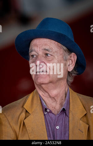 Rome, Italie. 17 Oct 2019. Bill Murray occupe le tapis rouge lors de la 14ème Festival du Film de Rome à l'Auditorium Parco della Musica, le 17 octobre 2019. Credit : Giuseppe Maffia/Alamy Live News Banque D'Images