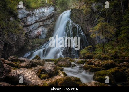 Cascade de Golling, Golling an der Salzach, Salzburg, Autriche, Europe Banque D'Images