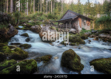 Cascade de Golling, Golling an der Salzach, Salzburg, Autriche, Europe Banque D'Images