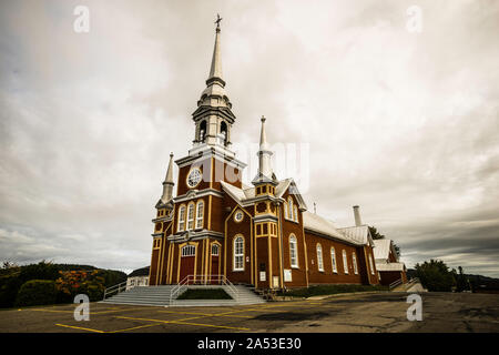 Saint-Fabien Saint-Fabien - Église catholique, Québec, CA Banque D'Images