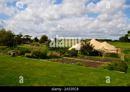 Les potagers au Jimmy's Farm et Wildlife Park, Pannington Hall Lane, Ipswich, Royaume-Uni Banque D'Images