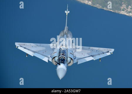 DASSAULT MIRAGE 2000-5BG de l'escadron 331 DE LA FORCE AÉRIENNE GRECQUE. Banque D'Images