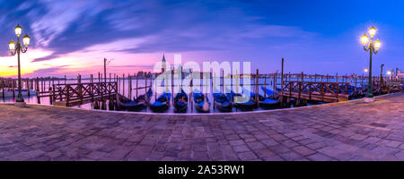 Di San Giorgio Maggiore, au lever du soleil, Venise, Italie Banque D'Images