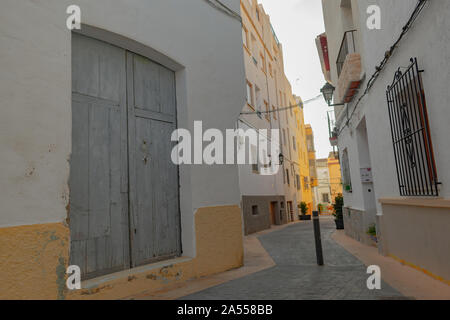 La vieille ville de la ville de Calpe est l'une des plus belles à visiter en espagne Banque D'Images