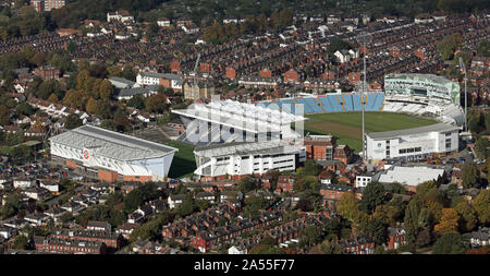 Vue aérienne du stade Headingley, Leeds, West Yorkshire Banque D'Images