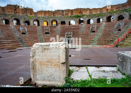 Théâtre romain à Benevento Banque D'Images