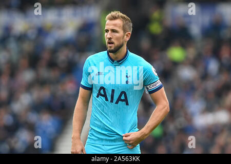 5e octobre 2019, American Express Community Stadium, Brighton et Hove, Angleterre, Premier League, Brighton et Hove Albion v Tottenham Hotspur:Harry Kane (10) de Tottenham Crédit : Phil Westlake/News Images Banque D'Images