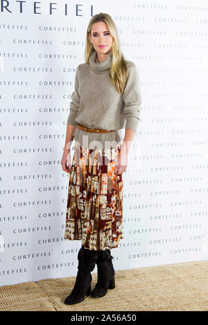 Madrid, Espagne. 17 Oct, 2019. Helen Svedin lors de la présentation de la campagne d'automne de Cortefiel à Los Gallos. Madrid, 17.10.2019 | Conditions de crédit dans le monde entier : dpa/Alamy Live News Banque D'Images