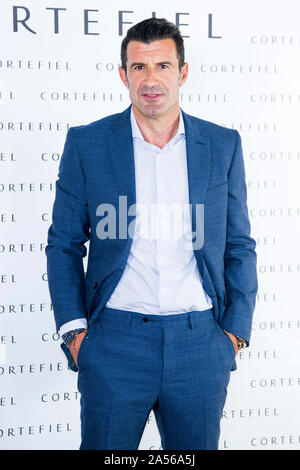 Madrid, Espagne. 17 Oct, 2019. Luis Figo lors de la présentation de la campagne d'automne de Cortefiel à Los Gallos. Madrid, 17.10.2019 | Conditions de crédit dans le monde entier : dpa/Alamy Live News Banque D'Images