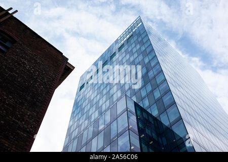 Spinningfields n°1 immeuble de bureaux photographié d'Quay Street, Manchester, UK Banque D'Images