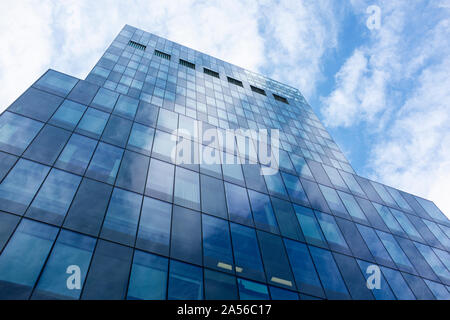 Spinningfields n°1 immeuble de bureaux photographié d'Quay Street, Manchester, UK Banque D'Images