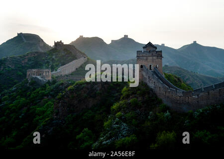 La Grande Muraille, Pékin, Chine Banque D'Images