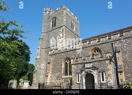 L'église Saint Augustin, Churchfields, Broxbourne, Hertfordshire, Angleterre, Royaume-Uni Banque D'Images