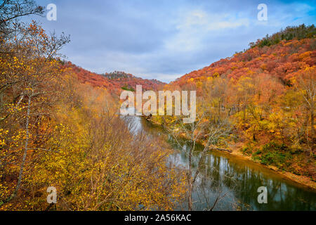 South Fork de la Cumberland River. Banque D'Images