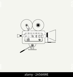 Vecteur Conception caméscope Illustration de Vecteur