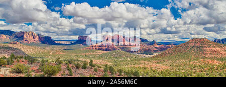 Paysage des roches rouges de Sedona, Arizona. Banque D'Images