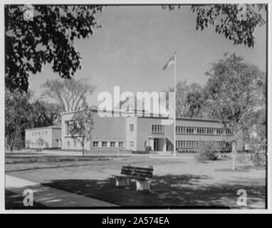 Village Hall, Garden City, Long Island. Banque D'Images