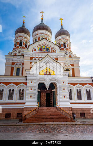 La cathédrale Alexandre Nevsky catholique dans la vieille ville de Tallinn, Estonie Banque D'Images