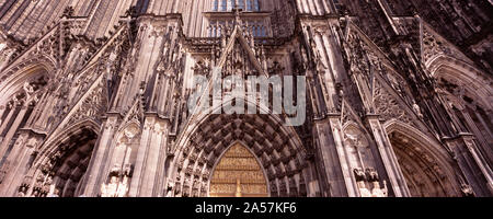 Détail architectural d'une cathédrale, la cathédrale de Cologne, Cologne, Rhénanie du Nord-Westphalie, Allemagne Banque D'Images