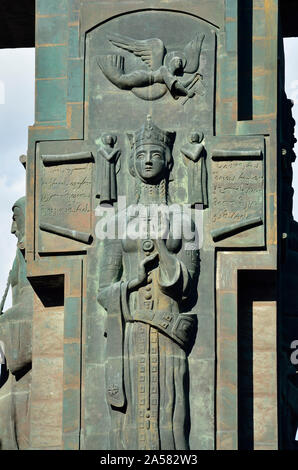 La Reine Tamar. Histoire de la Géorgie Memorial. Tbilissi, Géorgie. Caucase Banque D'Images