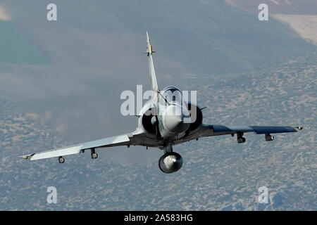 La FORCE AÉRIENNE GRECQUE DE 114 avions Mirage 2000 D'AILE. Banque D'Images