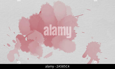 Le sang rouge sur fond blanc . Des gouttes de sang. . Halloween concept. Sang sur fond blanc Banque D'Images