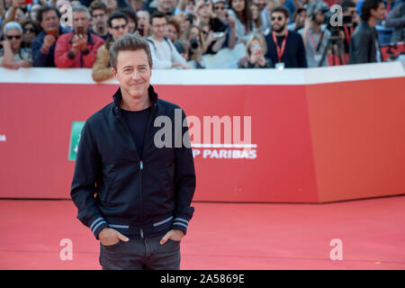 Edward Norton qui fréquentent le tapis rouge lors de la 14ème Festival du Film de Rome Banque D'Images