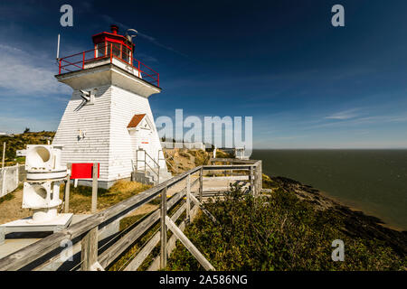 Phare du cap Enragé  Waterside, Nouveau-Brunswick, CA Banque D'Images