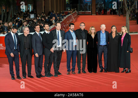 Ron Howard et Nicoletta Mantovani fréquentant le tapis rouge de Pavarotti à Rome Film Fest 2019 Banque D'Images