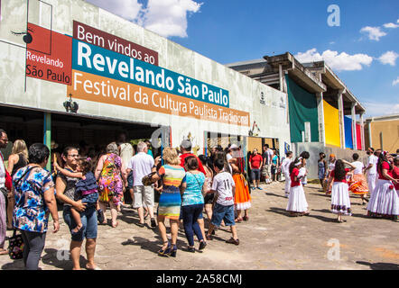 Revelando São Paulo (Festival da Cultura Tradicional Paulista) - Parque do Trote, Festival de la culture traditionnelle Paulista, Parc Trot, São Paulo, Brésil Banque D'Images