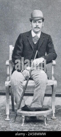 Portrait de Sa Majesté l'empereur russe Nicolas II en 1893. Banque D'Images