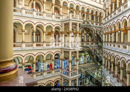 Palais National Mall, Centre Commercial Palacio Nacional, de shopping, de l'intérieur, Medellin, Colombie Banque D'Images