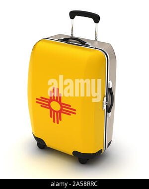 Voyage à New Mexico State (isolé avec clipping path) Banque D'Images
