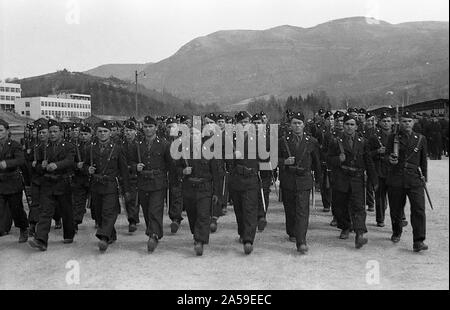 Des soldats de la Légion Noire à Koševo, Sarajevo. Date Avril 1942 Banque D'Images