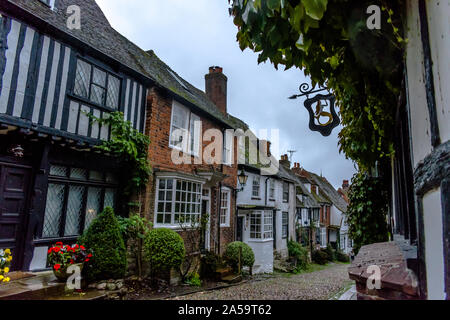 Mermaid Street à Rye, East Sussex Comté Banque D'Images