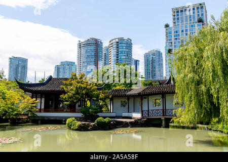 Ville de Vancouver , China town et Stanley Island Banque D'Images