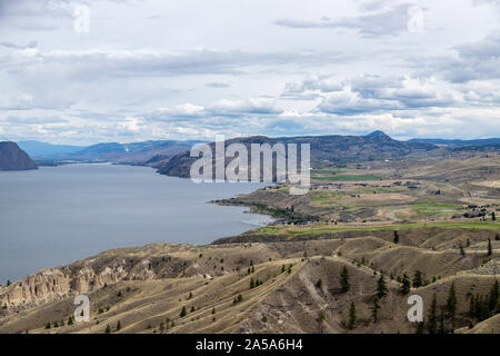 Vue sur le Canada Kamloops BC Banque D'Images