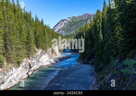 Le lac Two Jack rockies Banff Banque D'Images
