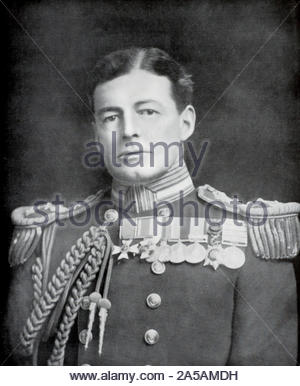 Sir David Beatty, amiral de la flotte, Earl Beatty 1871 - 1936, était un commandant de la marine britannique, photographie du début des années 1900 Banque D'Images