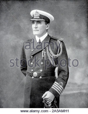 Amiral de la Flotte sir Reginald Tyrwhitt Yorke, 1 baronnet, 1870 - 1951, était un officier de la Marine royale britannique, vintage photographie du début des années 1900 Banque D'Images