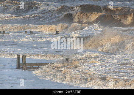 Sculpture de la mer, les vagues et l'eau Banque D'Images