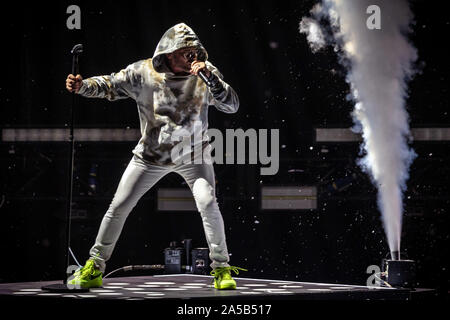 15 octobre 2019 à Nashville, Tennessee, USA : TobyMac au 50e GMA Dove Awards tenue à l'Université de Lipscomb Allen Arena de Nashville. (Crédit Image : © Jason Walle/Zuma sur le fil) Banque D'Images